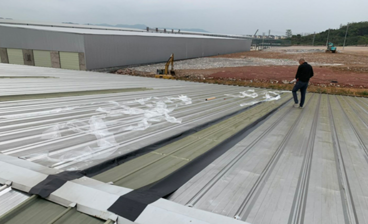 汉川厂房屋面防水维修案例